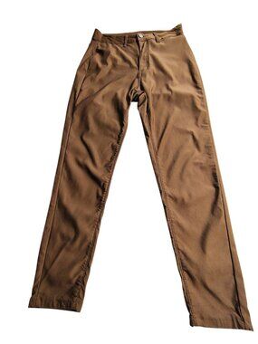 Shein Curve Womens Brown Stretch Pants S XL Casual Slim Fit Comfortable stretch